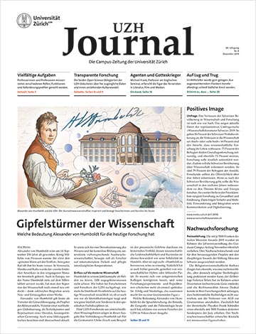 UZH Journal 4/19 (Cover)